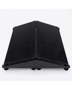 Glamp&egrave;re FlatFix Fusion Plug and play zonnepaneel landscape oostwest zwart